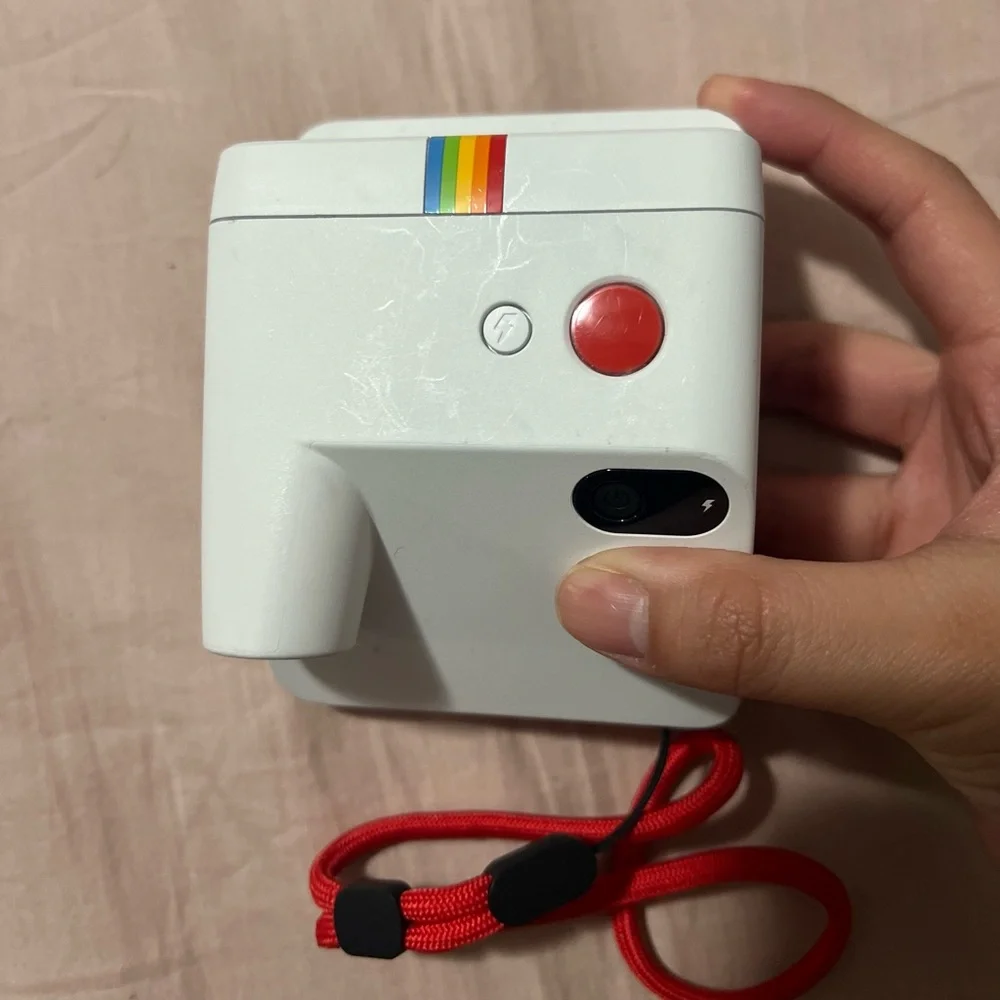 Polaroid White Instant Camera Film Photography